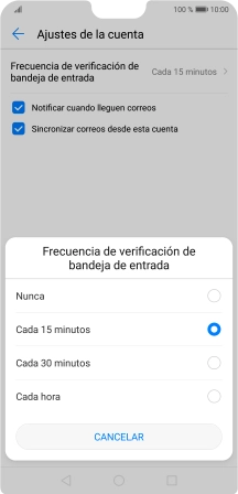 Pulsa el ajuste deseado. Pulsa el ajuste deseado.