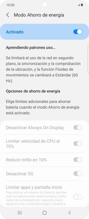 Pulsa la tecla de inicio para terminar y regresar a la pantalla de inicio. Pulsa la tecla de inicio para terminar y regresar a la pantalla de inicio.