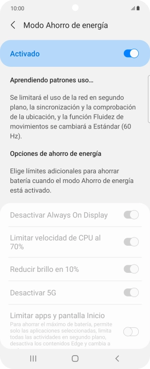 Pulsa la tecla de inicio para terminar y regresar a la pantalla de inicio. Pulsa la tecla de inicio para terminar y regresar a la pantalla de inicio.