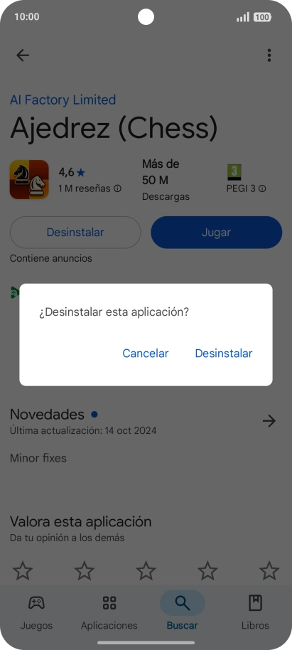 Pulsa Desinstalar. Pulsa Desinstalar.
