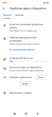 Pulsa Gestionar. Pulsa Gestionar.