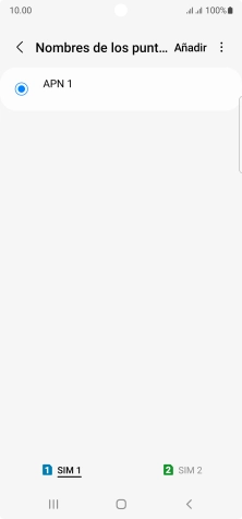 Pulsa la tarjeta SIM deseada. Pulsa la tarjeta SIM deseada.
