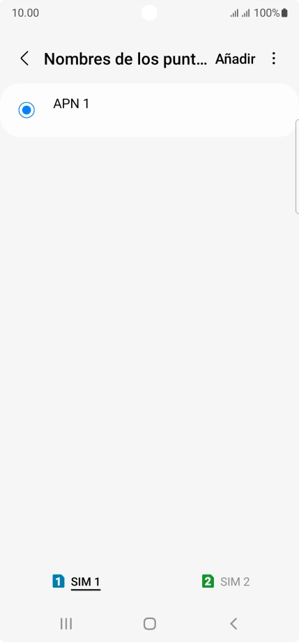 Pulsa la tarjeta SIM deseada. Pulsa la tarjeta SIM deseada.