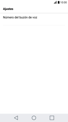 Pulsa Número del buzón de voz. Pulsa Número del buzón de voz.