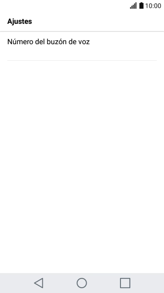 Pulsa Número del buzón de voz. Pulsa Número del buzón de voz.