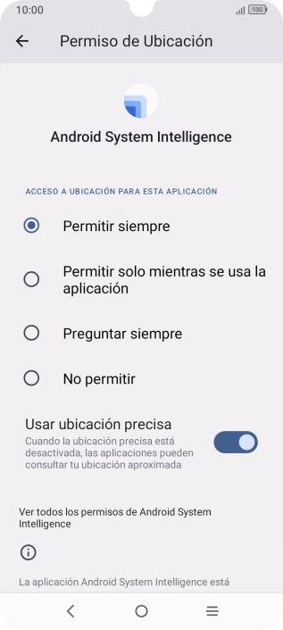 Pulsa el ajuste deseado. Pulsa el ajuste deseado.