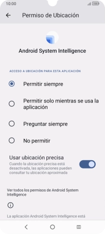Pulsa el ajuste deseado. Pulsa el ajuste deseado.