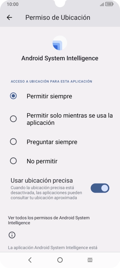 Pulsa el ajuste deseado. Pulsa el ajuste deseado.