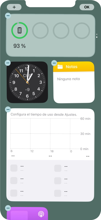 Pulsa el icono de añadir. Pulsa el icono de añadir.