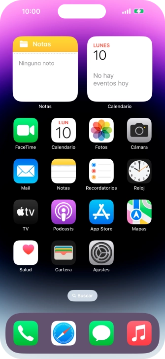 Cuando el icono de carga de batería aparece en la pantalla, el teléfono se está cargando. Cuando el icono de carga de batería aparece en la pantalla, el teléfono se está cargando.