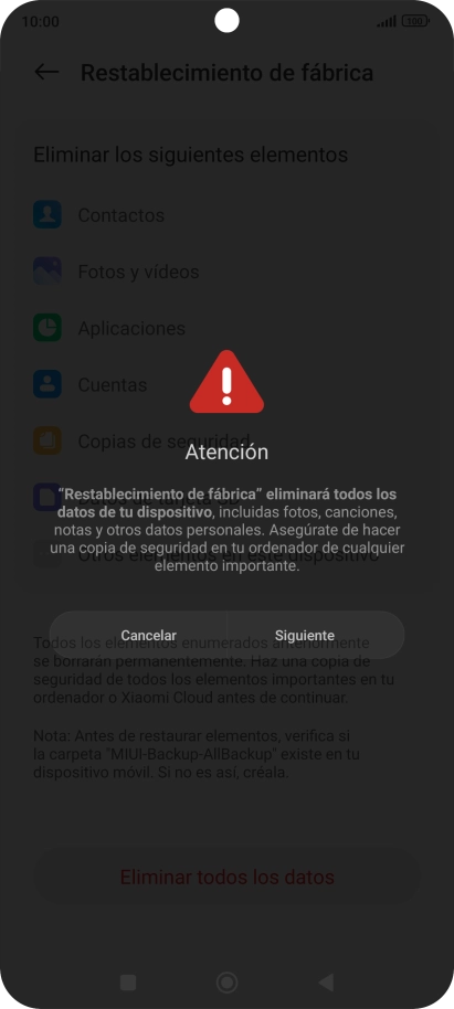 Pulsa Siguiente. Pulsa Siguiente.