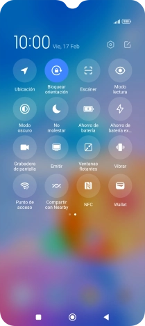 Pulsa Ahorro de batería para activar la función. Pulsa Ahorro de batería para activar la función.