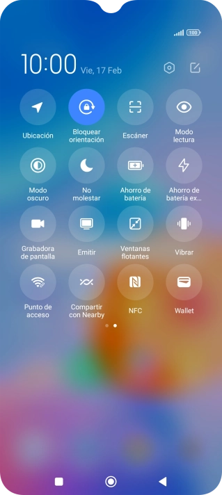 Pulsa Ahorro de batería para activar la función. Pulsa Ahorro de batería para activar la función.