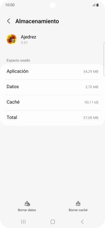 Pulsa Borrar caché. Pulsa Borrar caché.