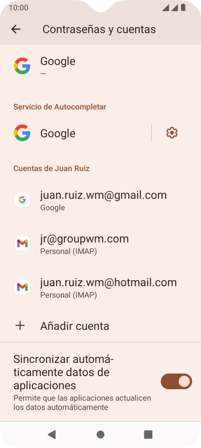 Pulsa el indicador junto a Pulsa el indicador junto a