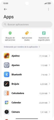 Pulsa la app deseada. Pulsa la app deseada.