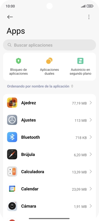 Pulsa la app deseada. Pulsa la app deseada.