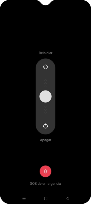 Pulsa el círculo y arrástralo hacia abajo. Pulsa el círculo y arrástralo hacia abajo.