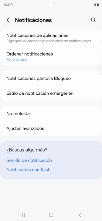 Pulsa Notificaciones de aplicaciones. Pulsa Notificaciones de aplicaciones.