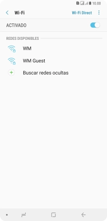 Pulsa la red wifi deseada. Pulsa la red wifi deseada.