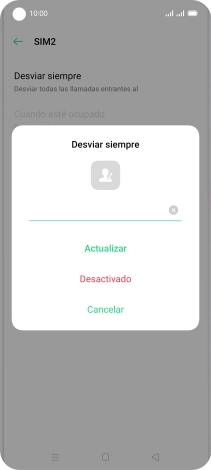 Pulsa Desactivado. Pulsa Desactivado.