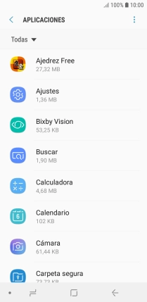 Pulsa la app deseada. Pulsa la app deseada.