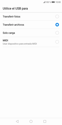 Pulsa Transferir archivos. Pulsa Transferir archivos.