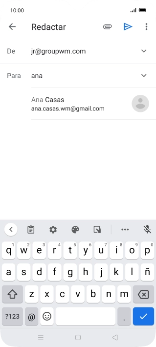 Pulsa el contacto deseado. Pulsa el contacto deseado.