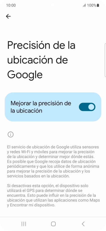 Si pulsas el indicador junto a Si pulsas el indicador junto a