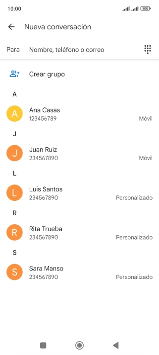 Pulsa en el campo junto a Pulsa en el campo junto a