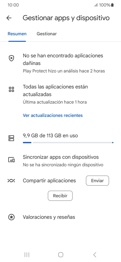 Pulsa Gestionar. Pulsa Gestionar.