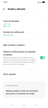 Pulsa Tono de llamada. Pulsa Tono de llamada.