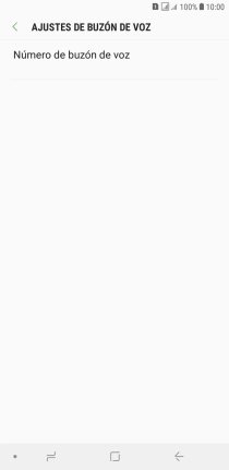 Pulsa Número de buzón de voz. Pulsa Número de buzón de voz.