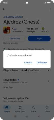 Pulsa Desinstalar. Pulsa Desinstalar.