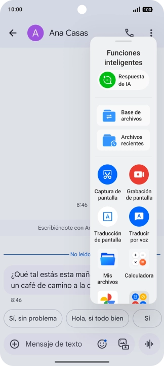 Pulsa Respuesta de IA. Pulsa Respuesta de IA.
