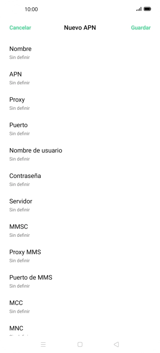 Pulsa Nombre. Pulsa Nombre.