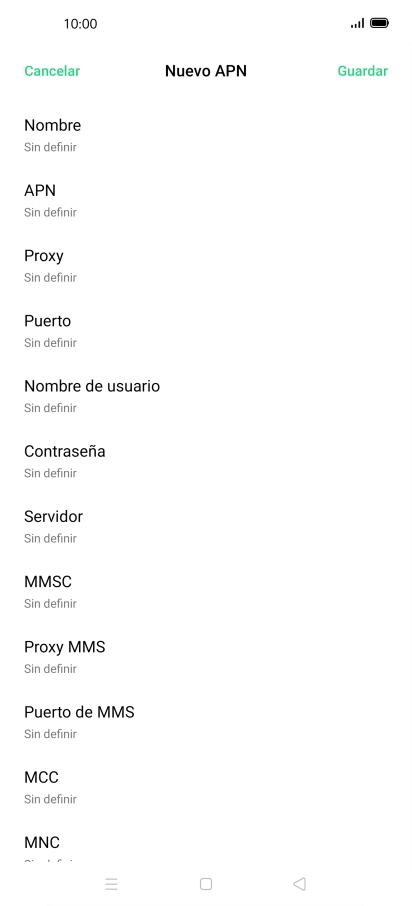 Pulsa Nombre. Pulsa Nombre.