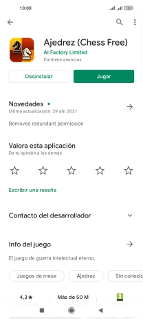 Pulsa Desinstalar. Pulsa Desinstalar.