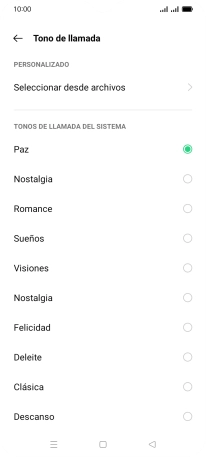 Pulsa Seleccionar desde archivos. Pulsa Seleccionar desde archivos.