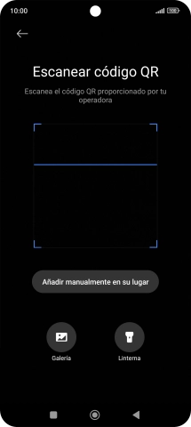 Coloca el código QR dentro del marco de la cámara del teléfono para escanearlo. Coloca el código QR dentro del marco de la cámara del teléfono para escanearlo.