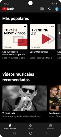 Pulsa Biblioteca. Pulsa Biblioteca.