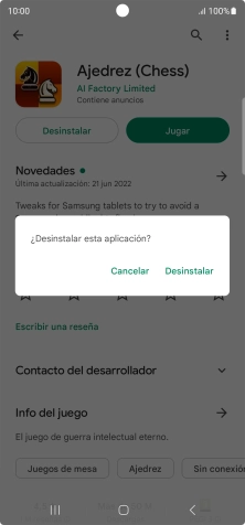 Pulsa Desinstalar. Pulsa Desinstalar.