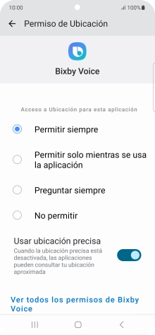 Pulsa el ajuste deseado. Pulsa el ajuste deseado.