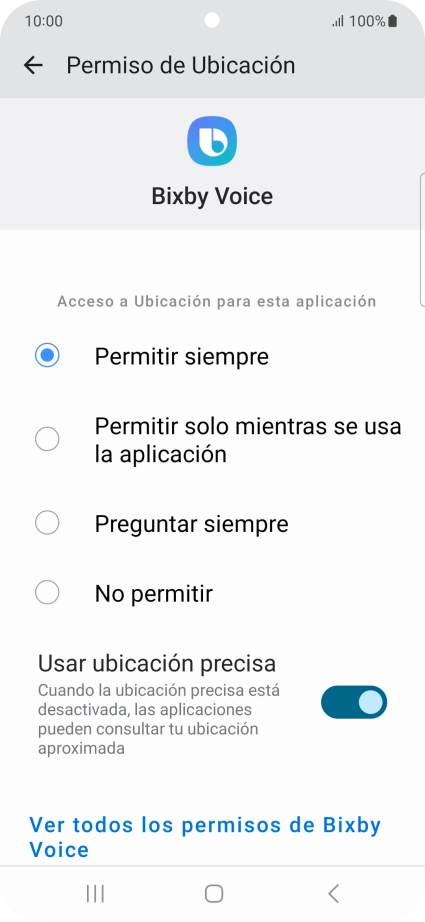 Pulsa el ajuste deseado. Pulsa el ajuste deseado.