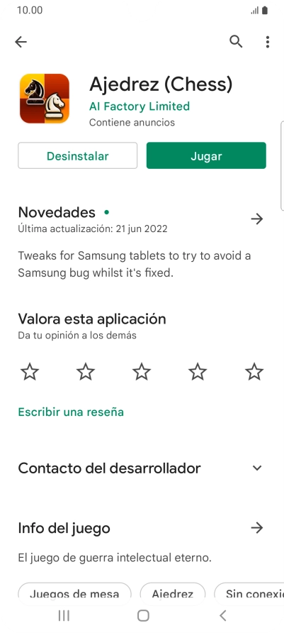 Pulsa Desinstalar. Pulsa Desinstalar.