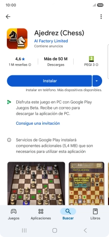 Pulsa Instalar y sigue las indicaciones de la pantalla para instalar la app. Pulsa Instalar y sigue las indicaciones de la pantalla para instalar la app.