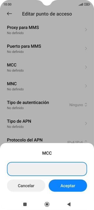 Introduce 214 y pulsa Aceptar. Introduce 214 y pulsa Aceptar.
