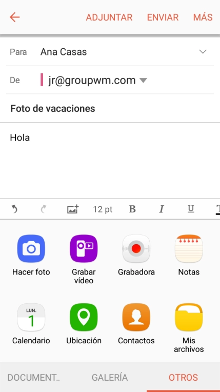Pulsa Mis archivos y desplázate a la carpeta deseada. Pulsa Mis archivos y desplázate a la carpeta deseada.