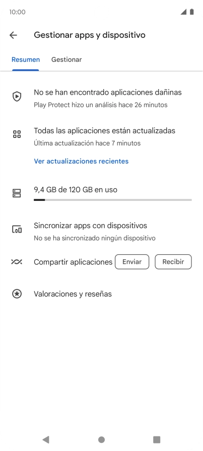 Pulsa Gestionar. Pulsa Gestionar.