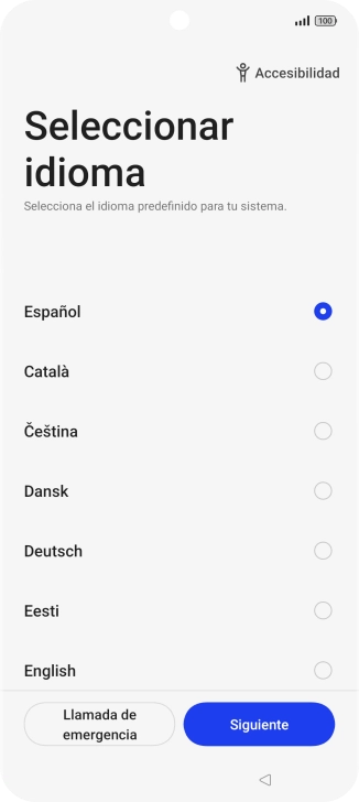 Pulsa el idioma deseado. Pulsa el idioma deseado.